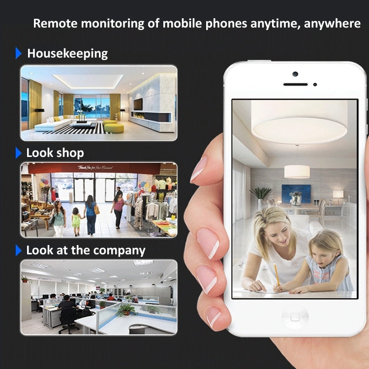 720P HD 1.0 MP Wireless IP Camera, Support Infrared Night Vision / Motion Detection / APP Control, US Plug by bashfashion