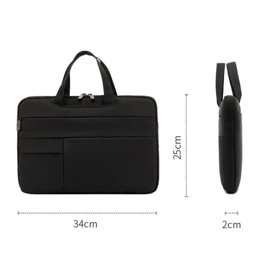 POFOKO C510 Waterproof Oxford Cloth Laptop Handbag For 15.4-16 inch Laptops(Grey) by POFOKO