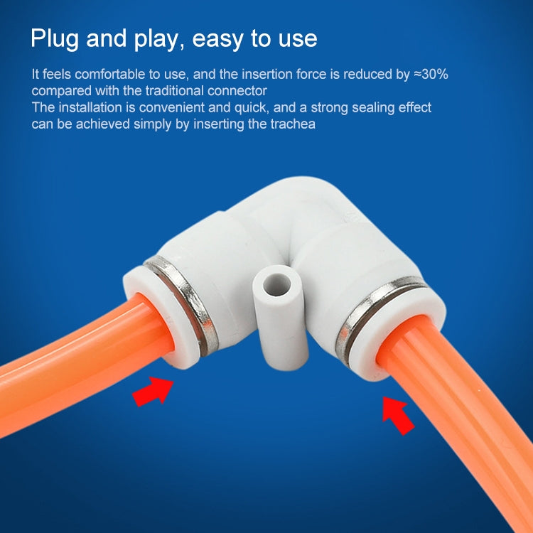 PV-16 LAIZE 2pcs PV Elbow Pneumatic Quick Fitting Connector by LAIZE