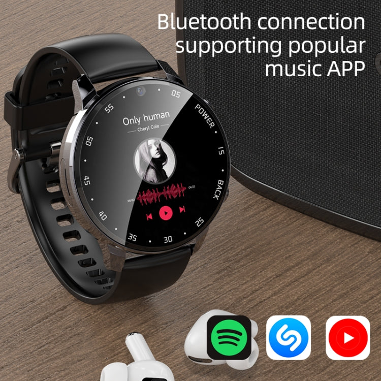 A3 1.43 inch IP67 Waterproof 4G Android 8.1 Smart Watch Support Face Recognition / GPS, Specification:4G+64G(Black) by bashfashion
