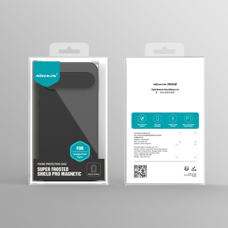 For Google Pixel 9 Pro NILLKIN Frosted Shield Pro PC + TPU Phone Case(Green) by NILLKIN