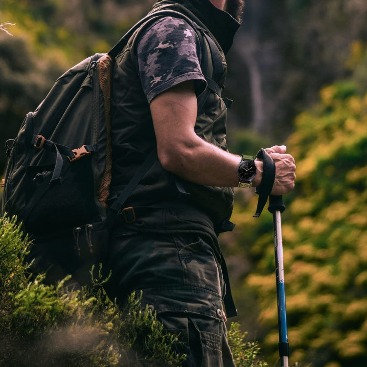 20mm Nylon Canvas Hook And Loop Fastener Watch Band(Digital Camouflage) by bashfashion