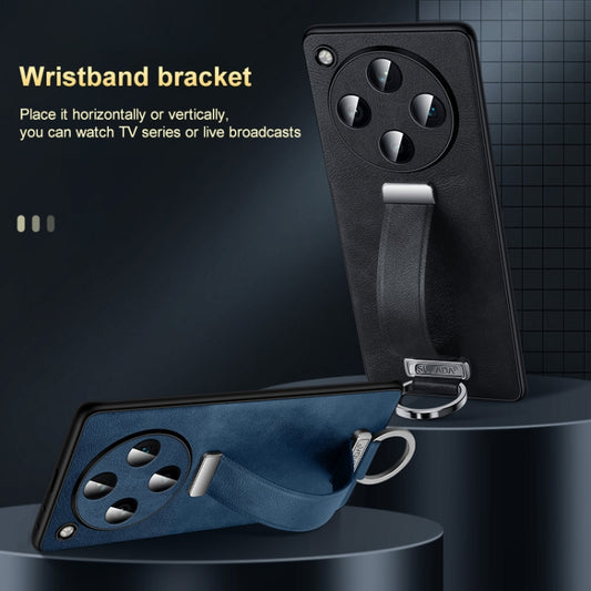 For OPPO Find X8 SULADA PC + Leather Texture Skin Feel Shockproof Phone Case(Black) by SULADA