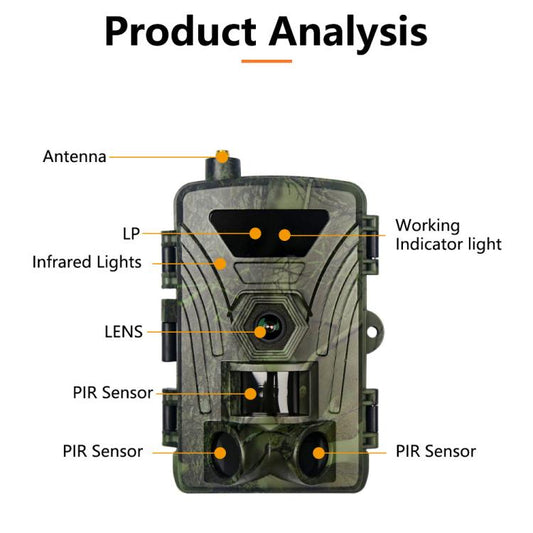 PR802G 4G EU Version 4K HD Night Vision Infrared Motion Detection Hunting Camera by bashfashion