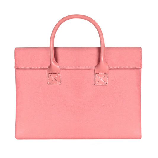 15.4 inch Universal Wearable Soft Handle Portable Laptop Tablet Bag, For Macbook, Samsung, Lenovo, Sony, DELL Alienware, CHUWI, ASUS, HP(Pink) by bashfashion