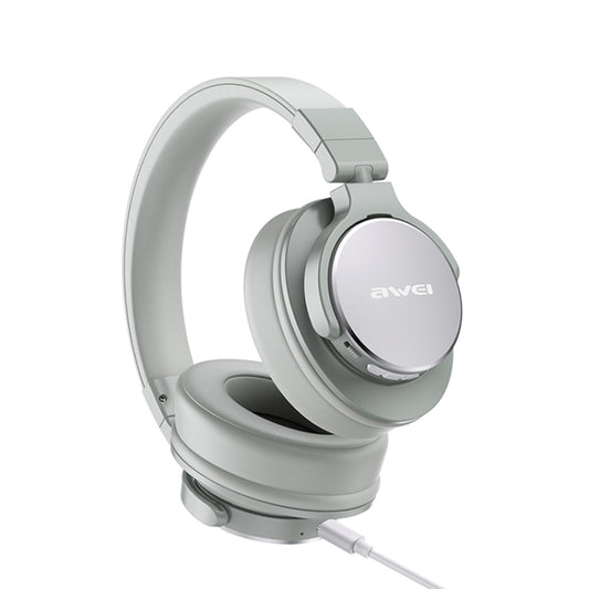 awei A710BL Foldable ANC Noise Cancelling Bluetooth Wireless Headset (Grey) by awei