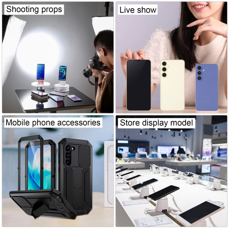 For Samsung Galaxy S24+ 5G Black Screen Non-Working Fake Dummy Display Model (Yellow) by bashfashion