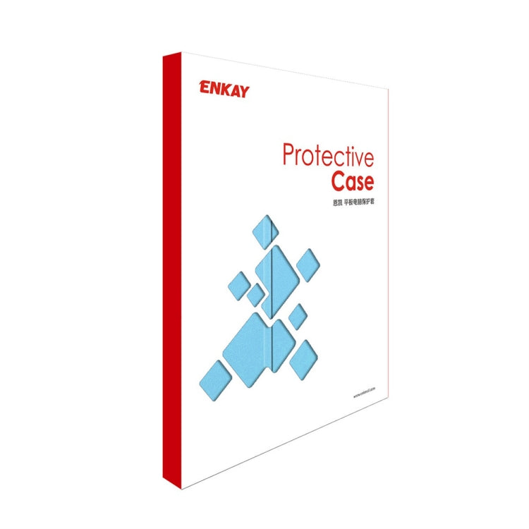 For Xiaomi Mi Pad 5 / 5 Pro ENKAY Custer Texture Horizontal Flip PU+PC Leather Case with Three-folding Holder & Sleep / Wake-up Function(Dark Blue) by ENKAY