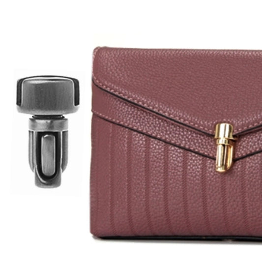 Zinc Alloy Luggage Hardware Mortise Lock Accessories(Gun Color) by bashfashion