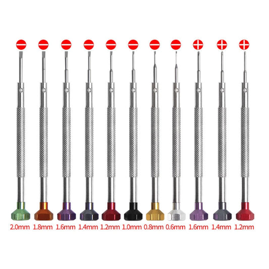3 PCS LSD5075 Color Screwdriver Watch Repair Tool, Model: 1.6mm Word by bashfashion