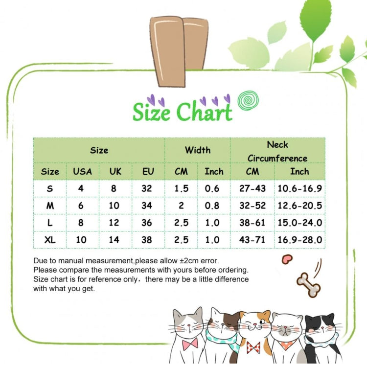 Pet Ethnic Style Polyester Cotton Print Pattern Collar, Size: S: 1.5x27-43cm(Diamond) by bashfashion