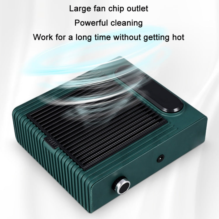 80W Adjustable Speed High Power Nail Vacuum Cleaner, Specification: EU Plug (White) by bashfashion