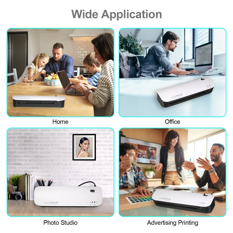 Osmile SL299 A4 Laminator Machine Set With 15 Laminating Pouches Paper Cutter Corner Rounder(UK Plug) by Osmile