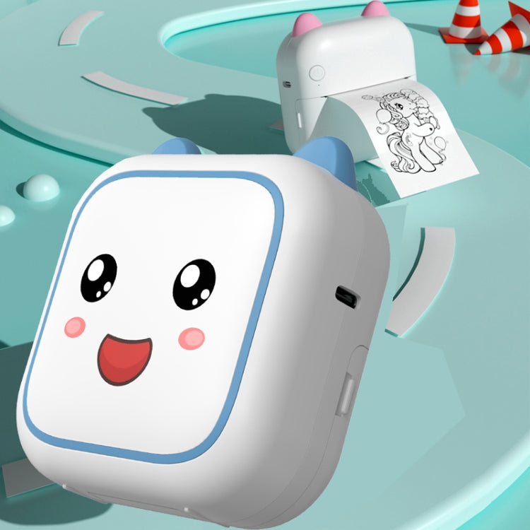 C26 Mini Portable Bluetooth Photo Label Thermal Printer, Spec: Pink+10 Paper by Huawei