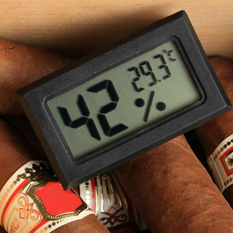 With Probe Digital Thermometer Hygrometer Electronic Temperature Detection Sensor, Model: FY-11 White by bashfashion