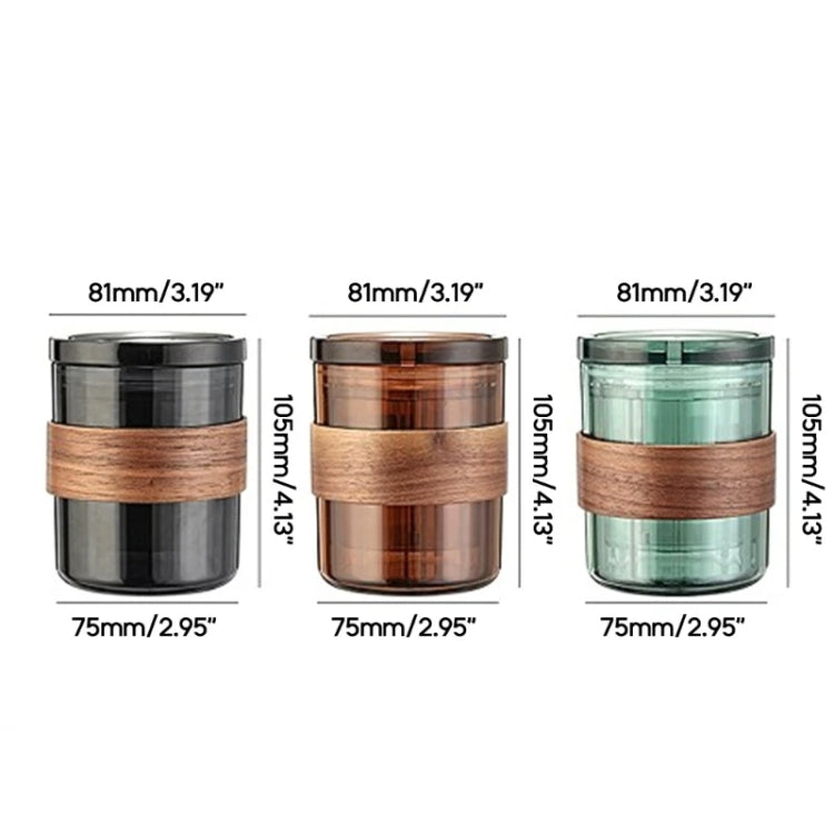 3 In 1 Pour Over Coffee Maker with Filter Cup for Camping Travel Office Gradient Black by bashfashion