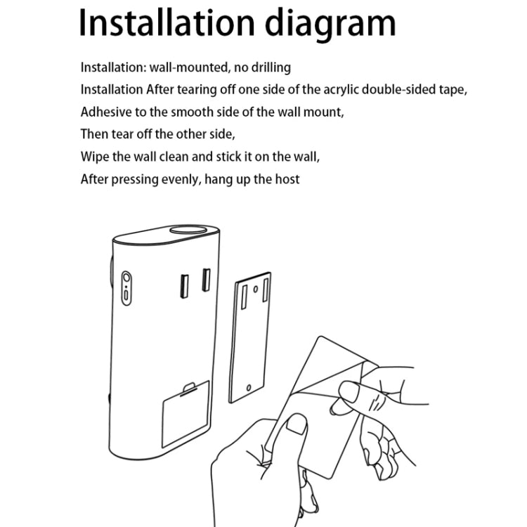 540ml Automatic Mouthwash Dispenser 3 Levels Quantitative with 2 Magnetic Cups(Black) by bashfashion