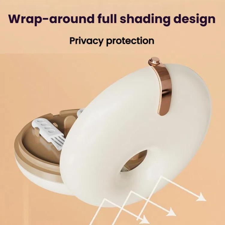 Portable Invisible Braces Box Denture Orthodontic Storage Case with Tooth Hook Set(White) by bashfashion