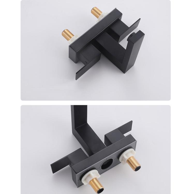 Dual Handle Two-Hole Bathroom Sink Faucet for Undermount Basin Separate Hot/Cold Water Controls, Spec: ORB-YH047 by bashfashion