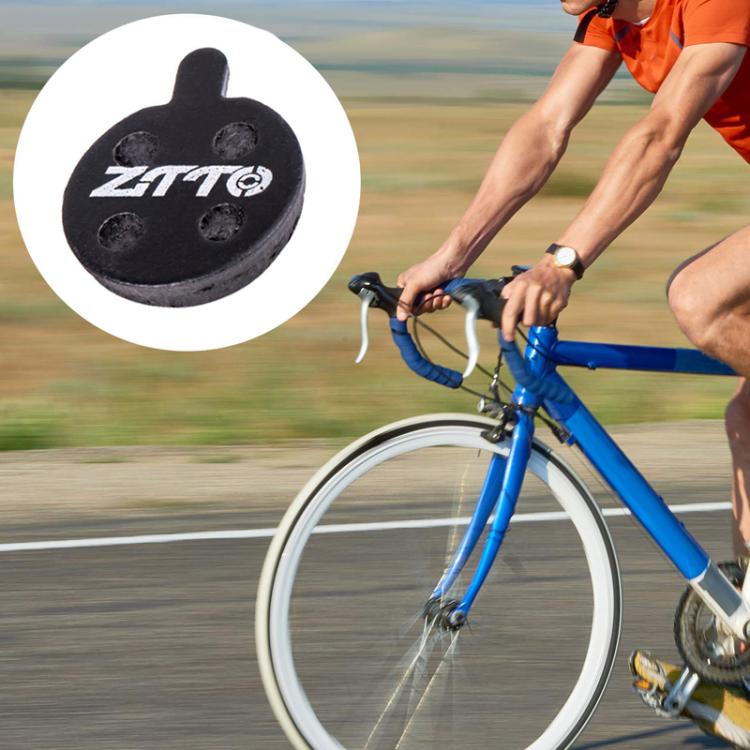 2pairs ZTTO Bicycle Disc Braking Pads Mountain Bike Semi-Metallic Resin Brake Pads, Model: MS-07C With Hole by ZTTO