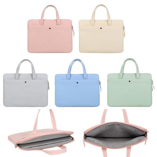 13-13.3inch Universal Laptop Bag Women Lightweight Gaming Computer Bag, Color: Pink by bashfashion
