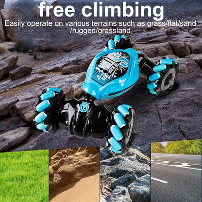 YDJ-D876 Gesture Sensing RC Stunt Car (Red) by bashfashion