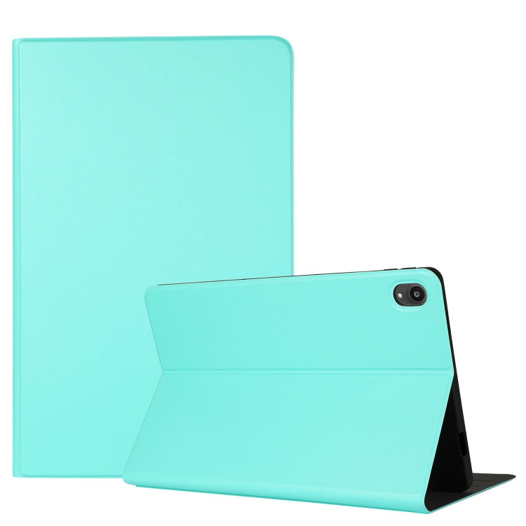 For Lenovo Tab P11 (TB-J606F) Voltage Craft Texture TPU Horizontal Flip Protective Case with Holder(Mint Green) by bashfashion
