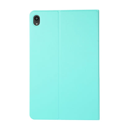 For Lenovo Tab P11 (TB-J606F) Voltage Craft Texture TPU Horizontal Flip Protective Case with Holder(Mint Green) by bashfashion