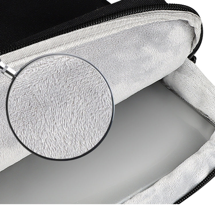 ST11 Polyester Thickened Laptop Bag with Detachable Shoulder Strap, Size:14.1-15.4 inch(Silver Gray) by bashfashion