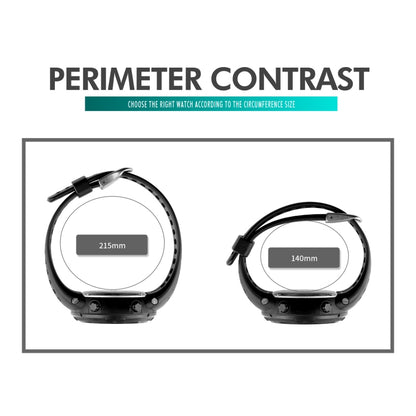 SKMEI 1773 Triplicate Round LED Dual Time Digital Display Colorful Backlight Electronic Watch(Black White) by SKMEI