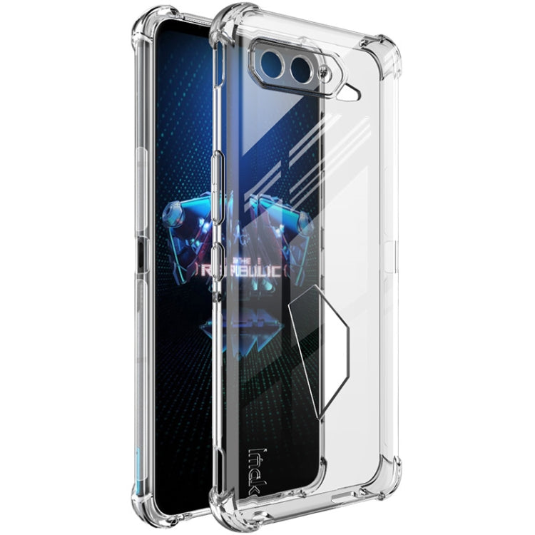 For Asus ROG Phone 5 / 5s IMAK All Coverage Shockproof Airbag TPU Case with Screen Protector(Transparent) by imak
