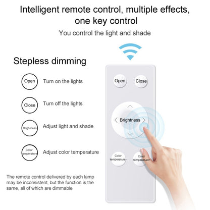 Macaron LED Round Ceiling Lamp, Stepless Dimming, Size:60cm(Green) by bashfashion