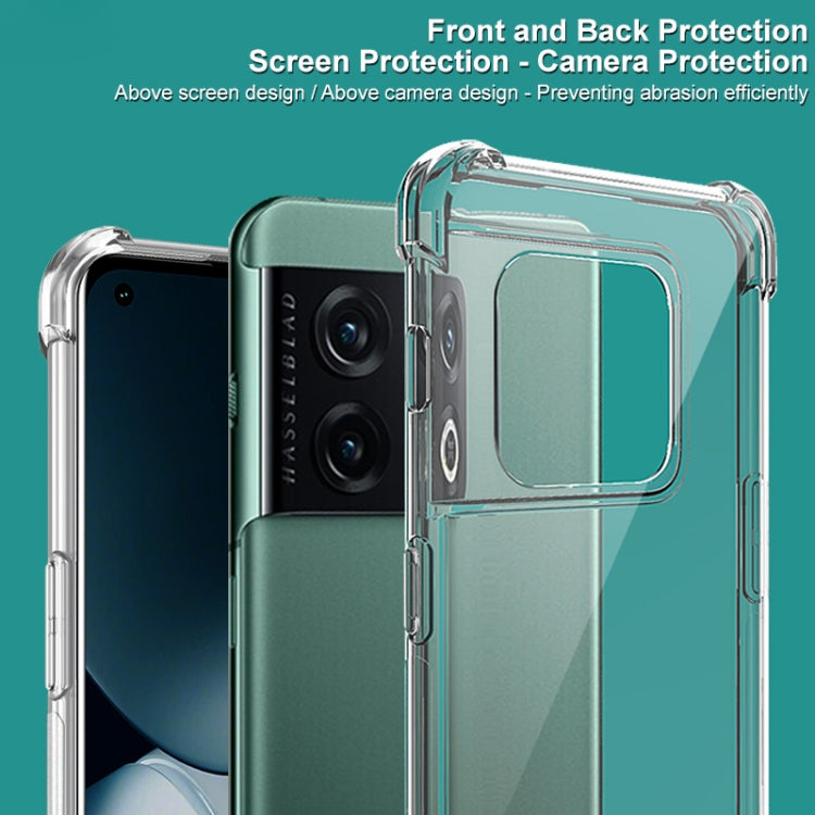 For OnePlus 10 Pro 5G imak All-inclusive Shockproof Airbag TPU Case with Screen Protector(Transparent) by imak