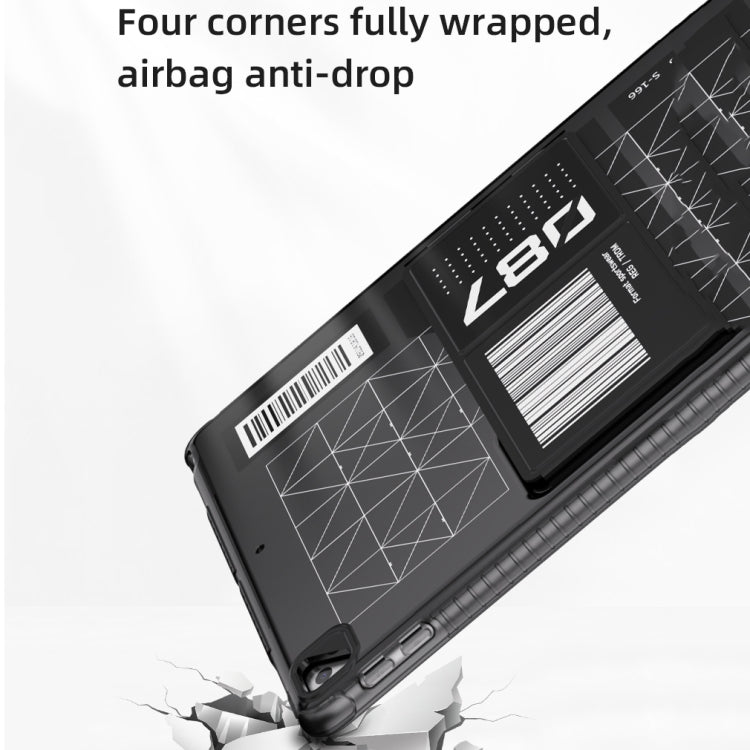 For iPad Pro 12.9 2022 / 2021 / 2020 Mutural XingTu Series Tablet Case with Holder(Dark Blue) by Mutural