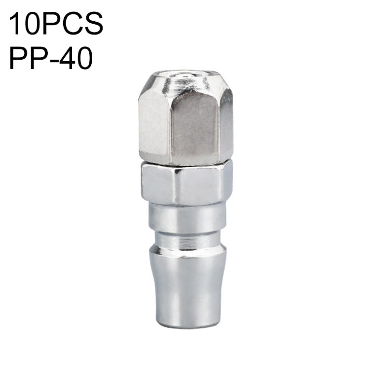 LAIZE PP-40 10pcs C-type Self-lock Air Tube Pneumatic Quick Fitting Connector by LAIZE