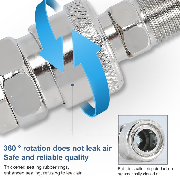 LAIZE PP-40 10pcs C-type Self-lock Air Tube Pneumatic Quick Fitting Connector by LAIZE