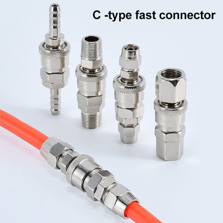 LAIZE PP-40 10pcs C-type Self-lock Air Tube Pneumatic Quick Fitting Connector by LAIZE