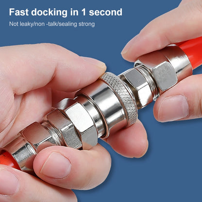 LAIZE PP-40 10pcs C-type Self-lock Air Tube Pneumatic Quick Fitting Connector by LAIZE