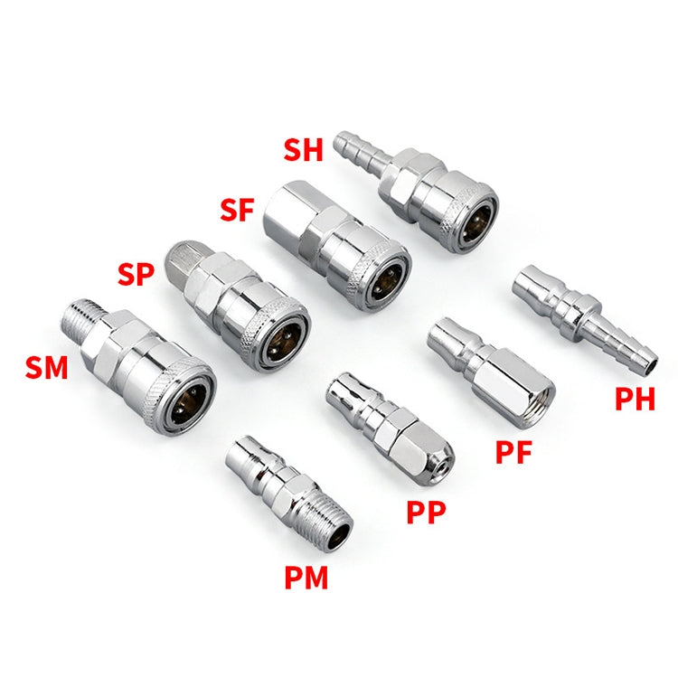 LAIZE SP+PP-40 10pcs C-type Self-lock Air Tube Pneumatic Quick Fitting Connector by LAIZE