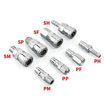 LAIZE SP+PP-40 10pcs C-type Self-lock Air Tube Pneumatic Quick Fitting Connector by LAIZE