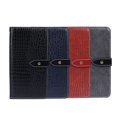 For Sharp Rouvo V idewei Crocodile Texture Leather Phone Case(Black) by idewei
