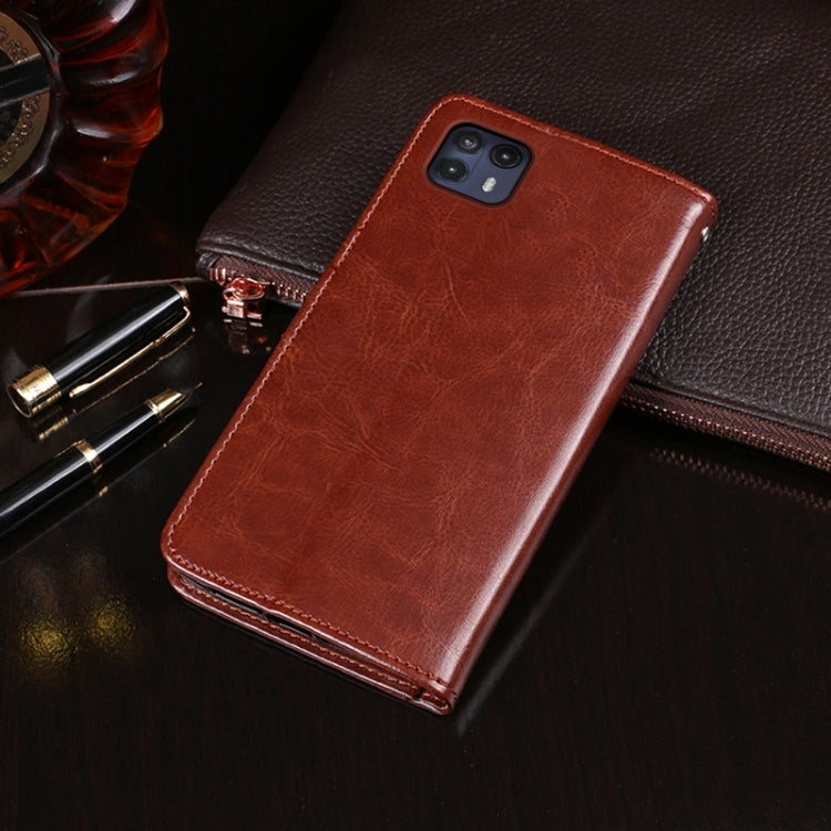 For Sharp Rouvo V idewei Crazy Horse Texture Leather Phone Case with Holder(Red) by idewei
