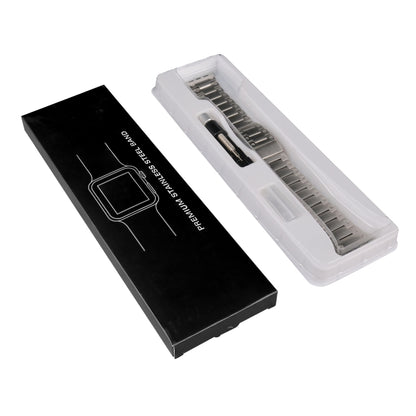 Double Rows Metal Watch Band For Apple Watch Ultra 2 49mm(Titanium) by bashfashion