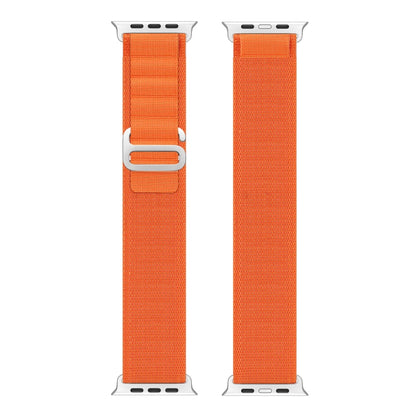 For Apple Watch Series 7 41mm DUX DUCIS GS Series Nylon Loop Watch Band(Orange) by DUX DUCIS