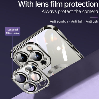 For iPhone 15 Pro SULADA MagSafe Plating TPU Shockproof Phone Soft Case(Titanium Grey) by SULADA