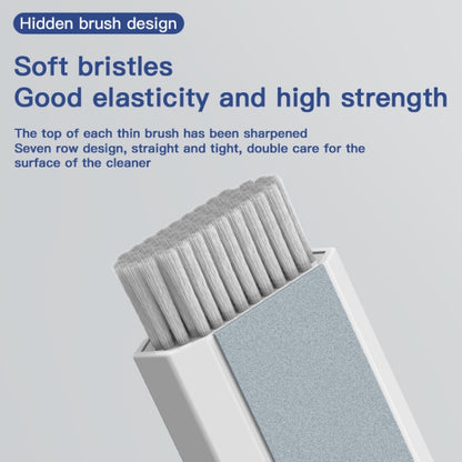 Q8 8 in 1 Multi-Function Headset Cleaning Pen Keyboard Mobile Phone Cleaner(White+Red) by bashfashion