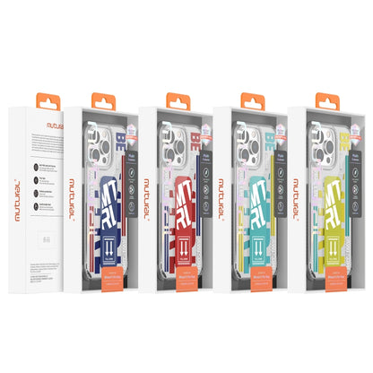 For iPhone 15 Pro Max Mutural Cyber Series TPU Phone Case with IML Stand(Green) by Mutural