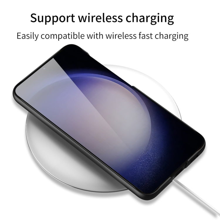 For Samsung Galaxy S24 5G GKK Ultra-thin Shockproof Phone Case with Holder(Silver) by GKK