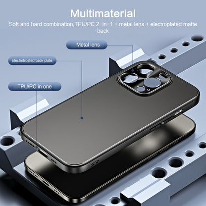 For iPhone 15 Plus R-JUST RJ-61 Electroplating Frosted TPU + PC Phone Case with Holder(Pink) by R-JUST