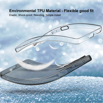 For Nothing Phone 2a 5G / 2a Plus imak UX-5 Series Transparent Shockproof TPU Protective Case(Transparent Black) by imak